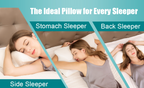 Aurenza Shop cervical pillow designed for neck support, shown in a neutral color with ergonomic shape for comfortable sleep.