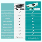Aurenza ComfortEase lumbar massager with heat, featuring cushioned support and adjustable straps for targeted back relief.