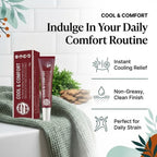 Cooling relief gel for shoulder and joint comfort by Aurenza Shop, featuring a tube of soothing gel with a cooling effect.