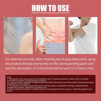 Cooling Relief Gel for shoulder and joint comfort by Aurenza, shown in a tube with a smooth, clear gel texture.
