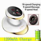 Aurenza Shop cupping therapy massager with multiple glass cups and pump for pain relief and muscle relaxation.