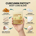 Aurenza Shop Curcumin Body Care Patches for targeted, mess-free daily relief, shown on a person's arm in a natural setting.
