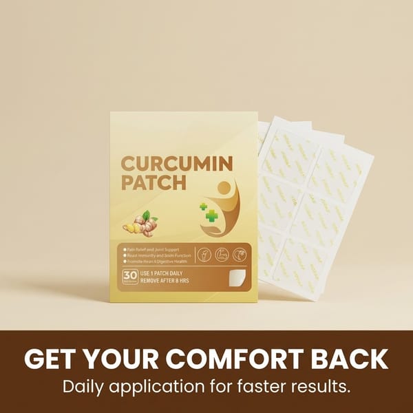 Aurenza Shop Curcumin Body Care Patches, targeted and mess-free daily skin patches for natural relief and skin nourishment.