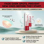 Aurenza Shop dark spot and freckle corrector face cream with niacinamide and vitamin C, moisturizer for even skin tone.