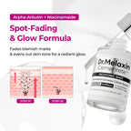 Aurenza Shop Dr. Melaxin Glow Care Set featuring skincare products with glow-enhancing formulas in sleek packaging.