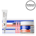 Aurenza Shop Dr.Melaxin Neck Wrinkle Set with skincare products, featuring bottles and jars for reducing neck wrinkles.