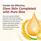 Dr.Melaxin Peel Shot Glow Rice Ampoule Duo in black and white bottles, featuring a sleek skincare duo for radiant skin.