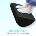 Aurenza Shop foot rest with cushioned surface for comfortable foot support and ergonomic sitting posture.