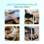 Aurenza Shop foot rest with cushioned surface and adjustable height for ergonomic comfort and support.