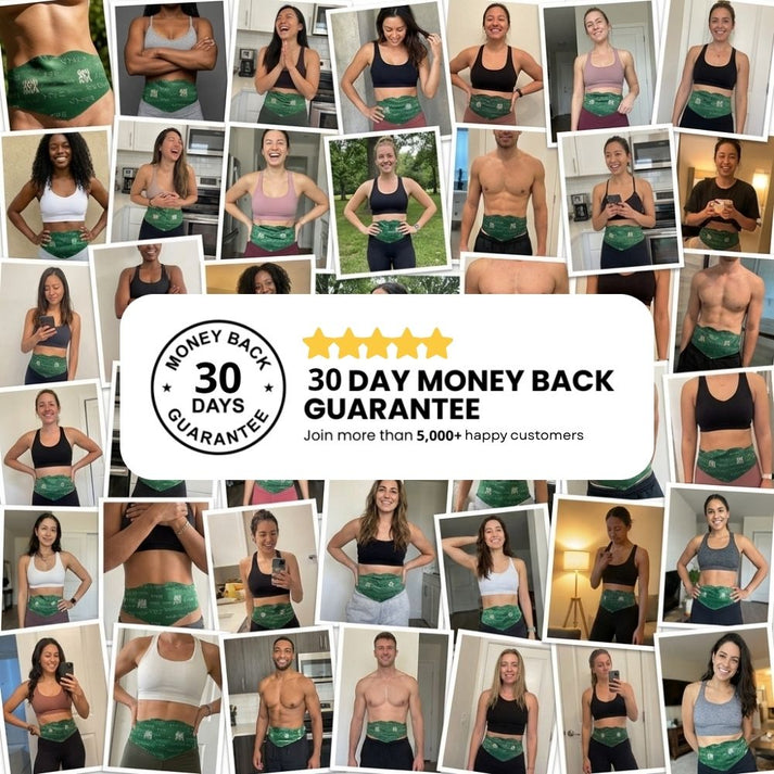 Aurenza Herbal Balance Patch shown on skin, featuring natural herbal ingredients for wellness and harmony.
