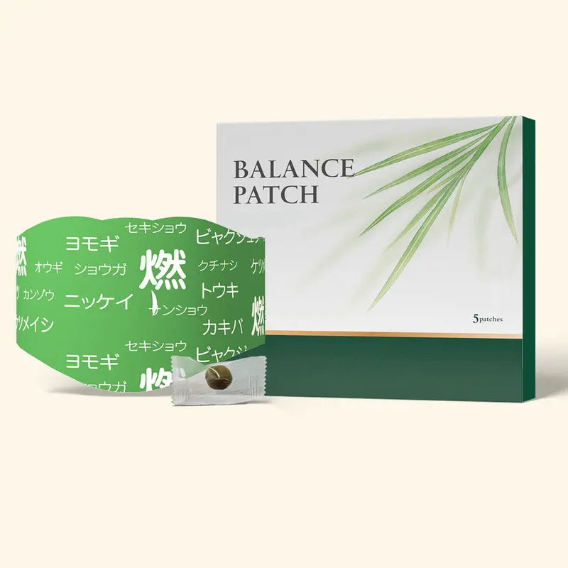Aurenza Shop Herbal Balance Patch with natural herbs designed for wellness and balancing energy, shown on a white background.