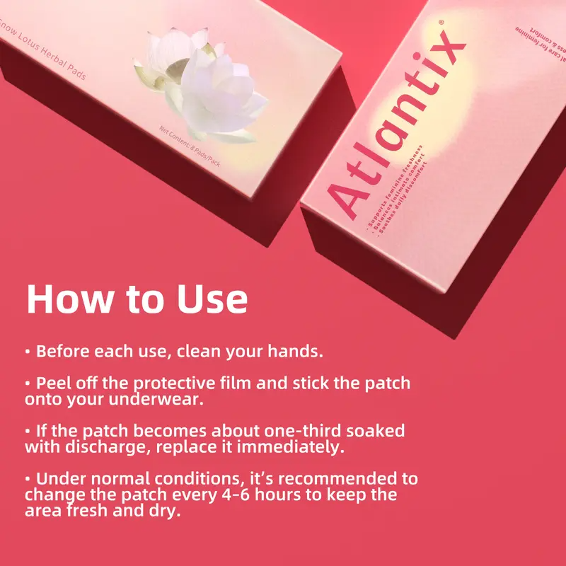 Aurenza Shop herbal steam patch applied to skin, showcasing natural herbal ingredients for soothing relief.