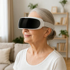 Aurenza Shop Kahuna Steam Therapy Goggles with adjustable straps and clear lenses for relaxing facial steam treatments.