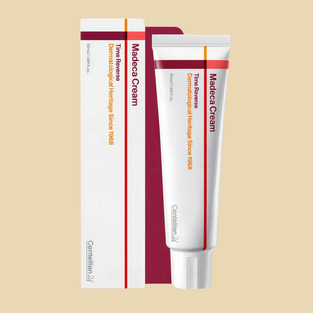 Aurenza Shop Madeca Anti-Aging Cream jar with white lid and label, displayed on a neutral background.