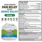Aurenza Shop nerve relief cream jar with label, showcasing the soothing skincare product designed for nerve pain relief.