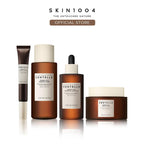 Complete Skin Barrier Set by SKIN1004 featuring skincare products in sleek containers, designed to restore and protect skin health.