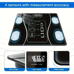 Aurenza Shop smart digital scale with LED display showing weight up to 400 lbs, modern design and digital readout