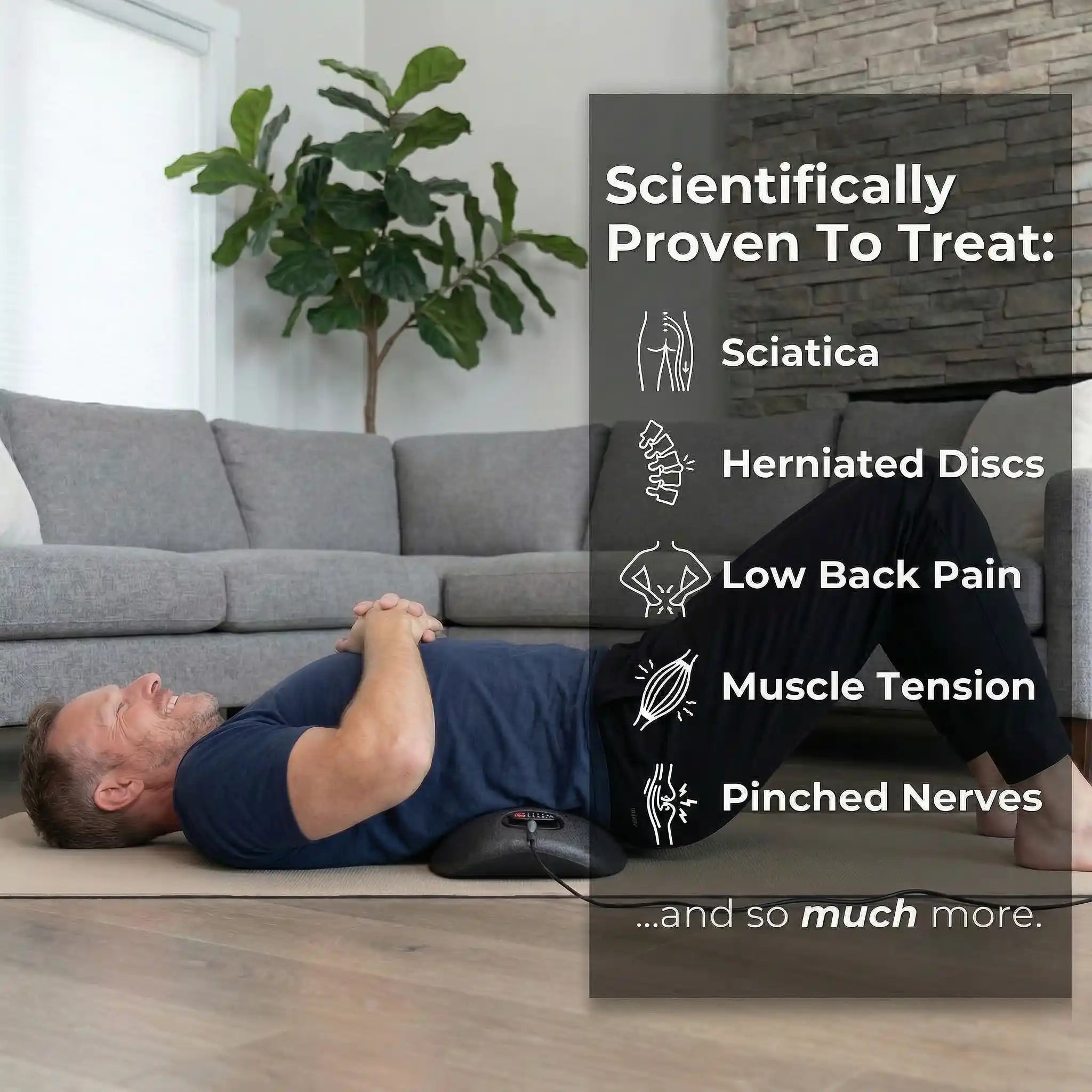 Aurenza Shop triple action massager with ergonomic handle and multiple massage heads for soothing muscle relief and relaxation.
