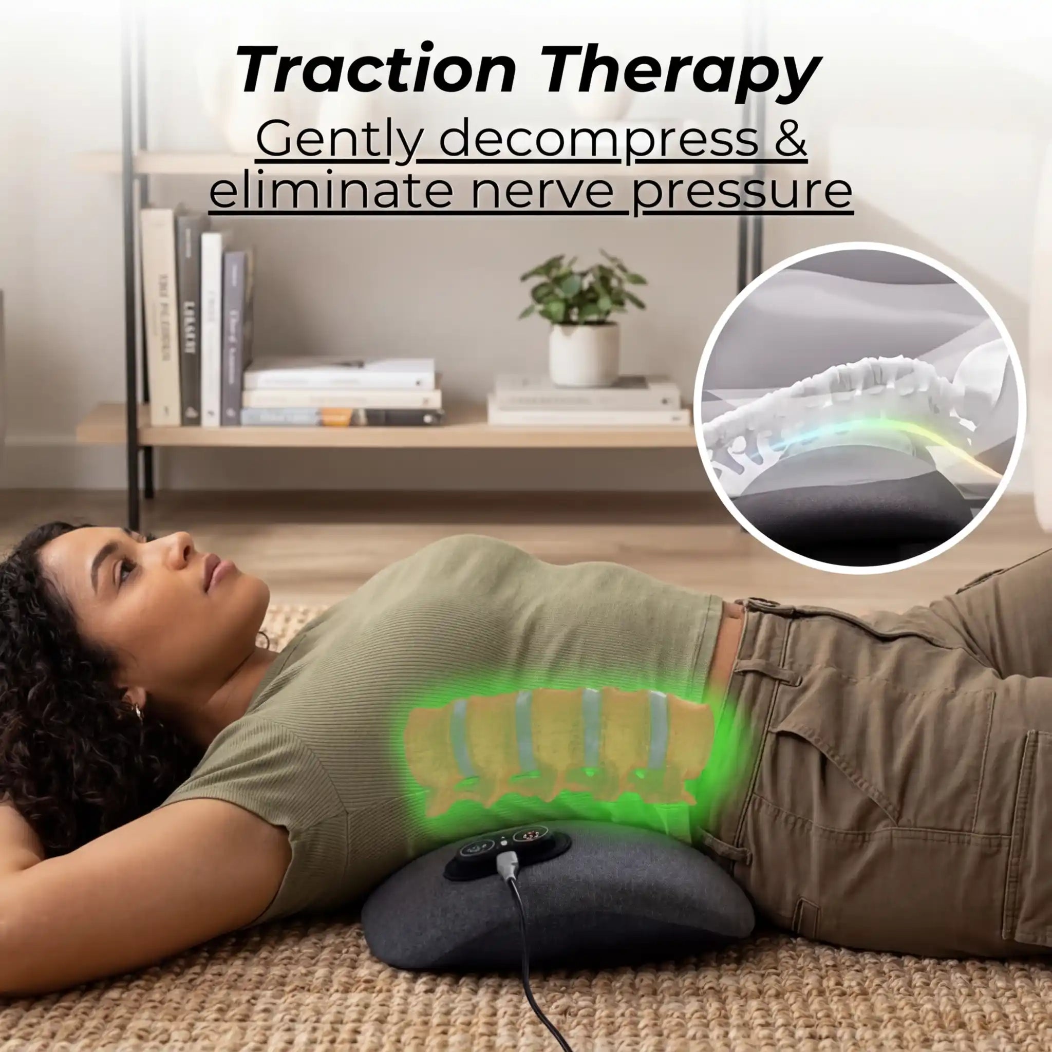 Aurenza Shop Triple Action Massager with multiple massage heads and ergonomic design for soothing muscle relief.