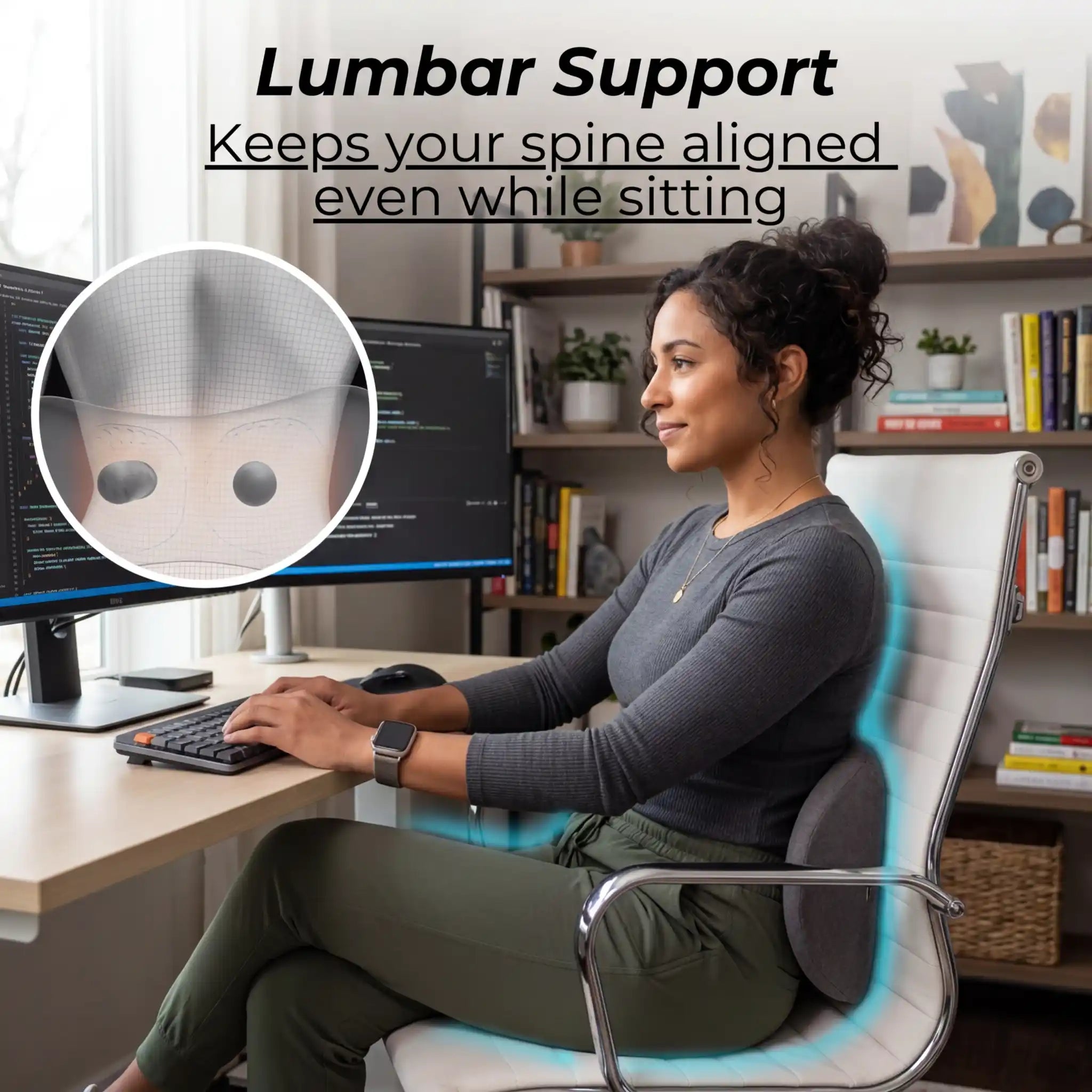 Aurenza Shop Triple Action Massager with multiple massage heads and ergonomic handle for relaxing muscle relief.