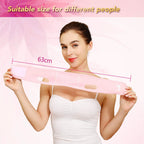 Aurenza V-Sculpt Cheek Lift & Slimming Strap shown on a model's face, designed to lift and sculpt cheeks naturally.