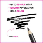 Wet n Wild Color Icon Kohl Eyeliner in Baby's Got Black, a black pencil eyeliner with smooth application and bold color.