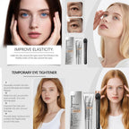 Aurenza Shop EyeGlow™ Eye Tightening Solution in a sleek container, designed for facial skin tightening and anti-aging.