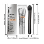 Eelhoe facial hair removal cream and EyeGlow™ eye tightening solution from Aurenza Shop, displayed in a sleek jar with natural ingredients.