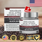 Two jars of Aurenza Shop KeraErase Dual-Action Renewal Cream with labels visible, showcasing the skincare product.