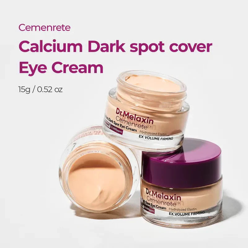 Aurenza Shop Cementrete Calcium Dark Spot Eye Cream for dark circles, anti-aging, sagging, and improved skin elasticity.