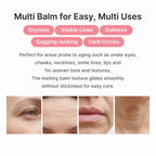 A close-up of Medicube PDRN Pink Collagen Volume Multi Balm for face, featuring the pink jar with product label.