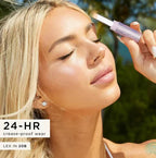 Aurenza Shop face makeup set featuring a shape tape concealer stick and a free makeup brush in light to medium shades.