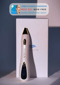 Aurenza Shop gold 6-in-1 skin imperfection removal pen with multiple attachments for facial blemish treatment.