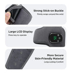 Aurenza electric foot heat massager with hot compress, vibration, breathable material, designed for foot and ankle joint relief.