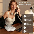 Aurenza Shop cordless gray hand massager with airbags, designed for finger, wrist, and carpal tunnel relief.