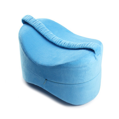 Gray Align & Ease Leg Pillow by Aurenza Shop, showing ergonomic design for comfort and proper leg support.