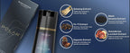 Aurenza Shop Polar Hair Care Instant Black Dye Shampoo 200ml bottle, showing the product label and sleek black packaging.