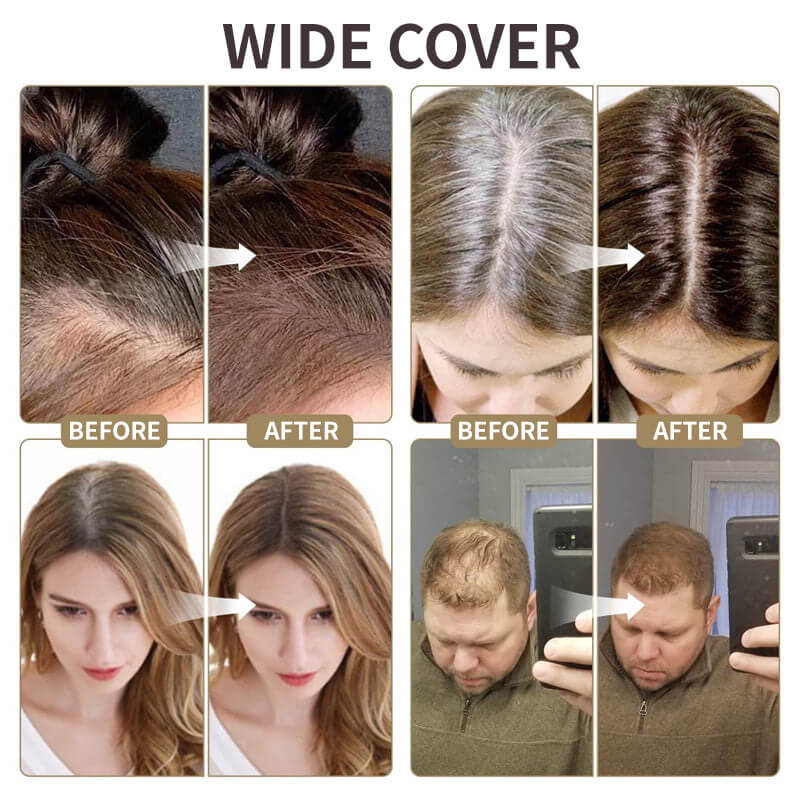 Aurenza Shop Kahuna Magic Root Cover Up in brown, a health and beauty product for concealing root regrowth on hair.