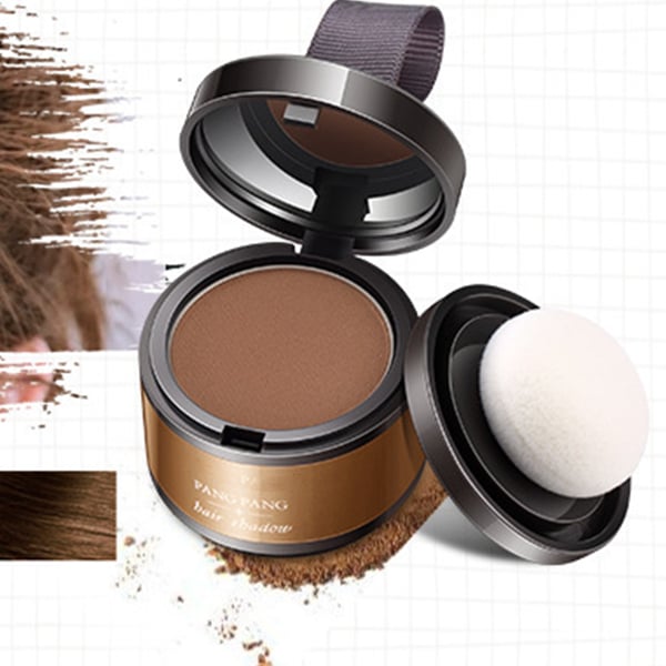 Aurenza Shop Kahuna Magic Root Cover Up in brown, a health and beauty product to conceal gray roots with natural-looking color.