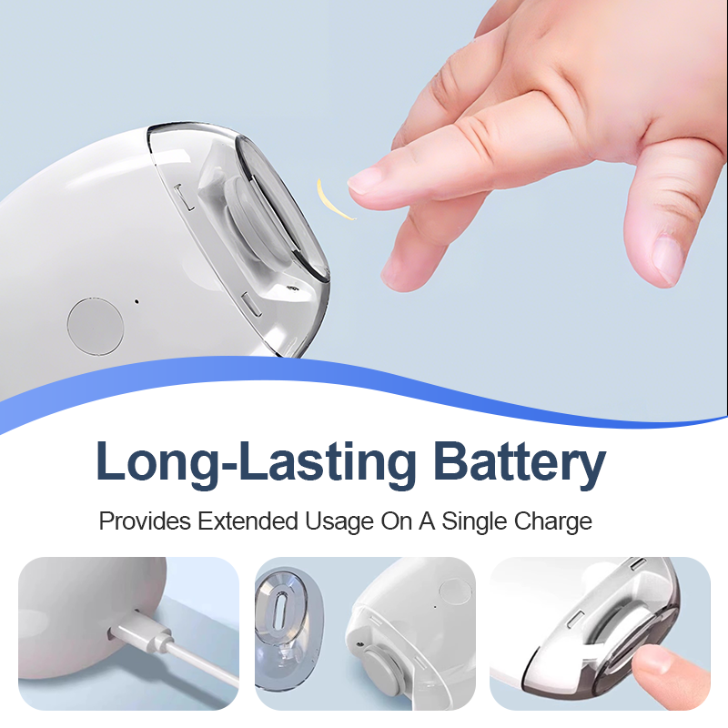 Aurenza Shop universal automatic fingernail grinder for adults and children, compact health and beauty nail care tool with grinding head.