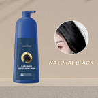 Aurenza Shop plant-based hair coloring cream in natural black, ideal for healthy, vibrant hair coloring.