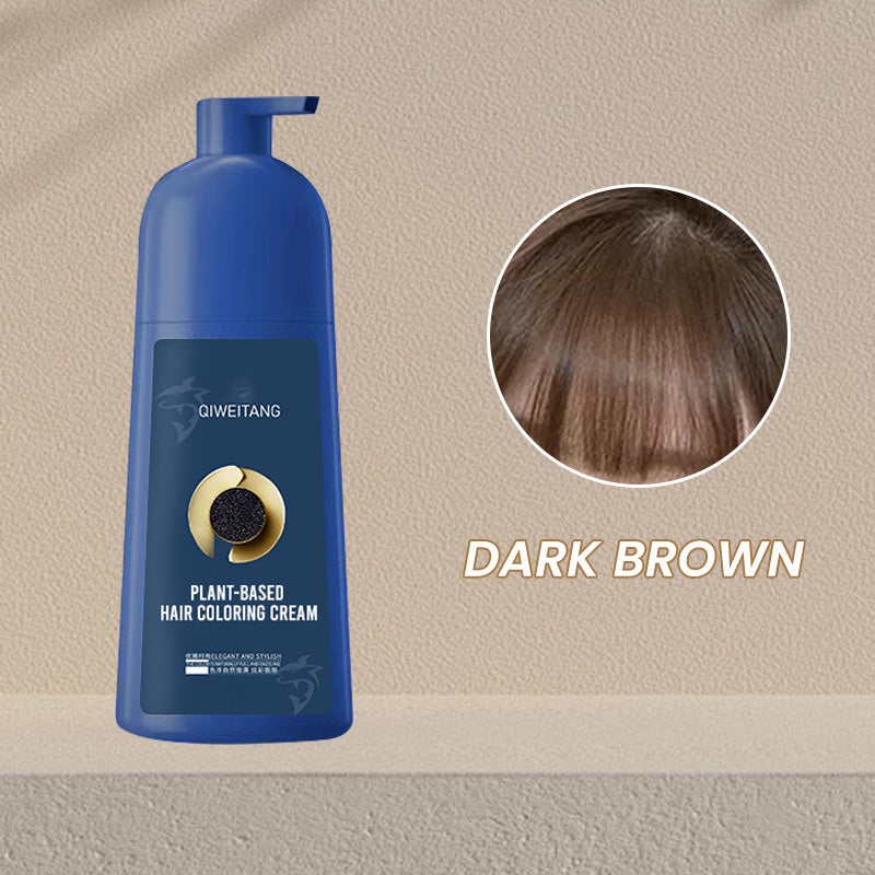 Aurenza Shop plant-based hair coloring cream in natural black, ideal for healthy, eco-friendly hair color at home.