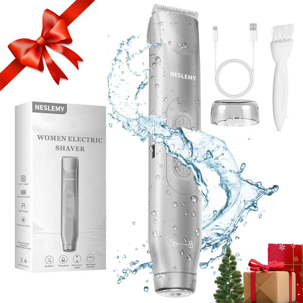 Pink Kahuna SilkTrim IPX7 epilator for hair removal, showcasing its sleek design and portable size for effective beauty treatments.