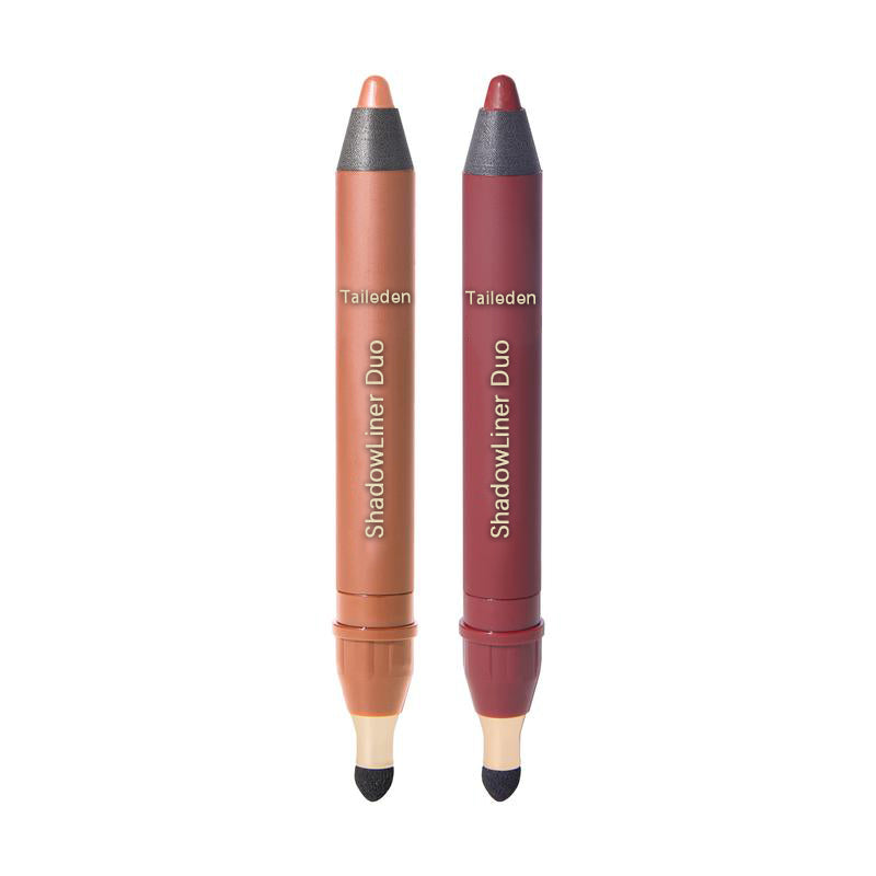 Aurenza Shop Shadow Liner 2-in-1 Eyeliner and Eyeshadow set with four sticks in sleek packaging, perfect for eye makeup looks.