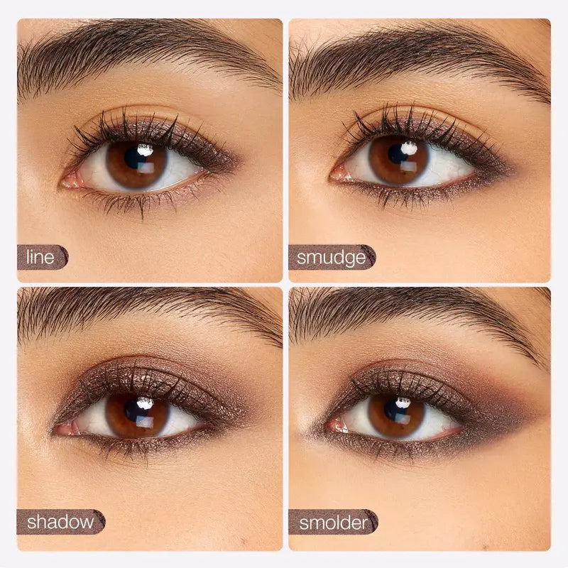 Aurenza Shop Shadow Liner 2-in-1 Eyeliner and Eyeshadow sticks in various shades, showing the product's sleek packaging and color options.