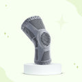 Gray Aurenza Shop compression knee sleeve providing all-day knee support and maximum comfort for knee pain relief.