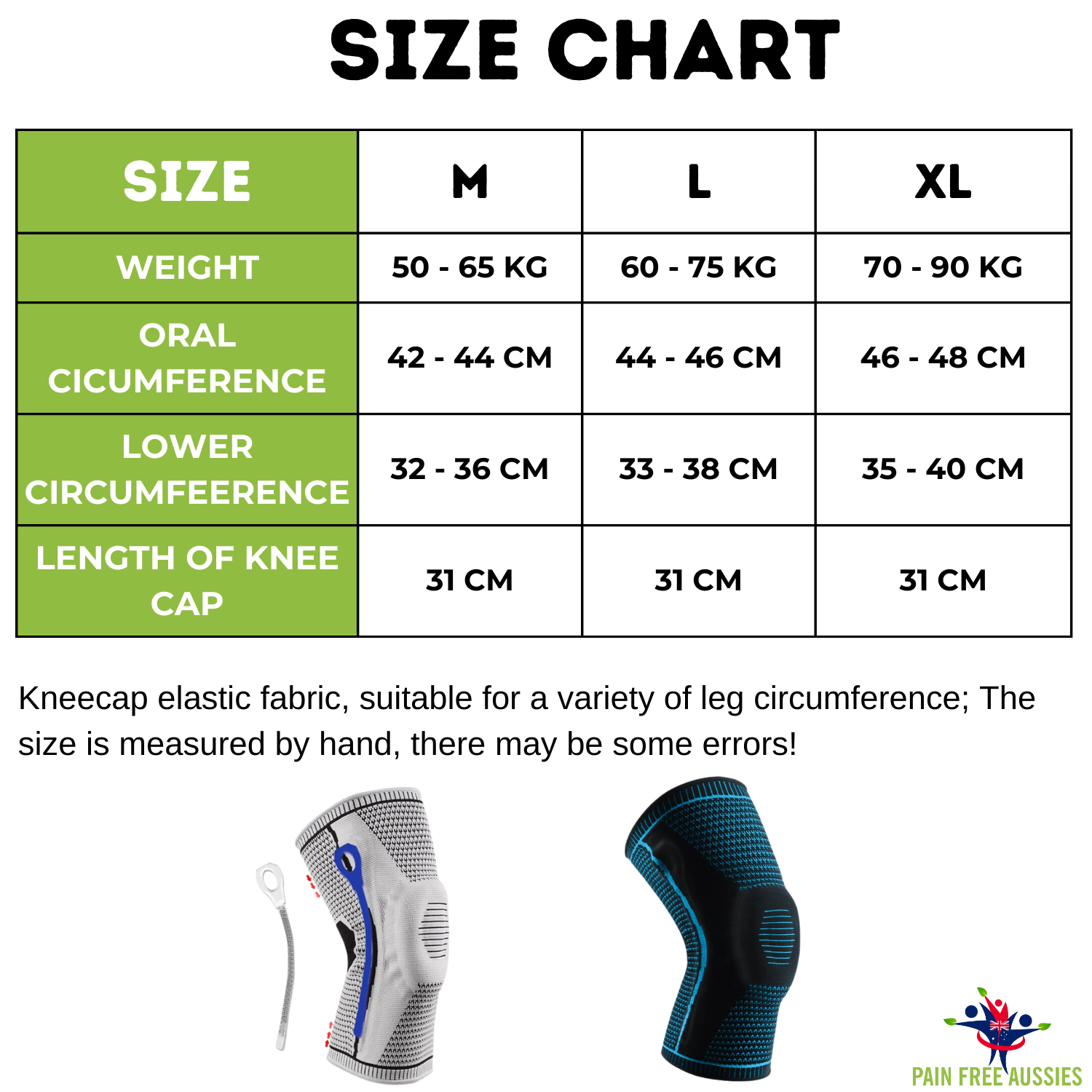 Grey Aurenza Shop compression knee sleeve providing all-day knee support and maximum comfort for knee pain relief.