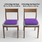 Aurenza Shop Lift & Align™ Gel Seat with ergonomic design and cushioned surface for comfortable seating.