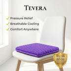 Aurenza Shop Lift & Align™ Gel Seat providing ergonomic support and comfort with a contoured design for better posture.