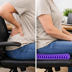 Aurenza Shop Lift & Align™ Gel Seat showing a cushioned ergonomic gel seat for comfort and support.